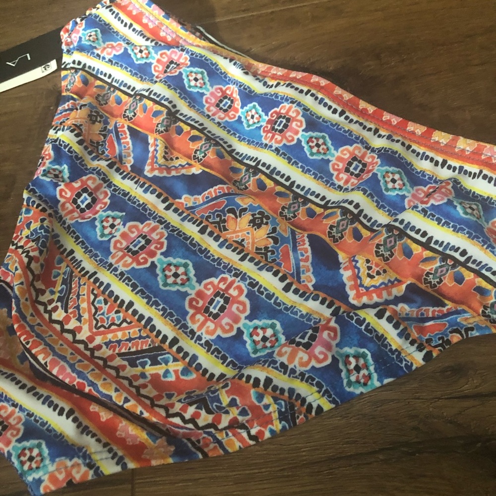 LA BLANCA-NWT Multicolored Design Bikini Bottoms - Picture 3 of 11